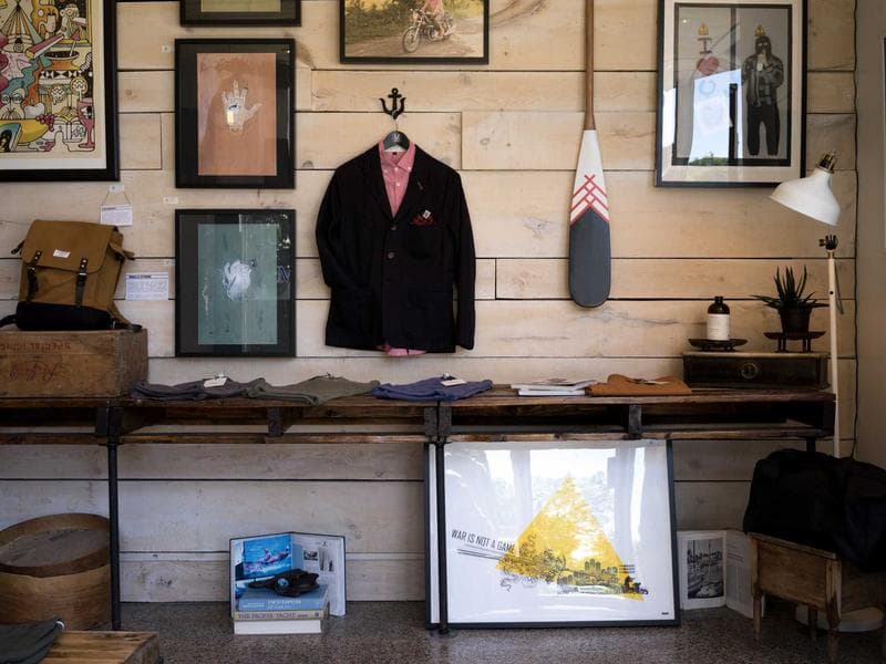 High fashion editorial shoot against volcanic landscape